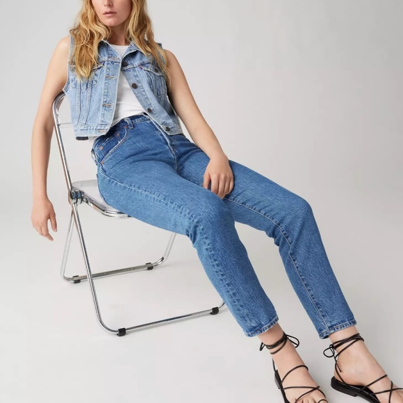 Levi's 501 Original Cropped Women's Jeans Size 25 - Picture 1 of 10